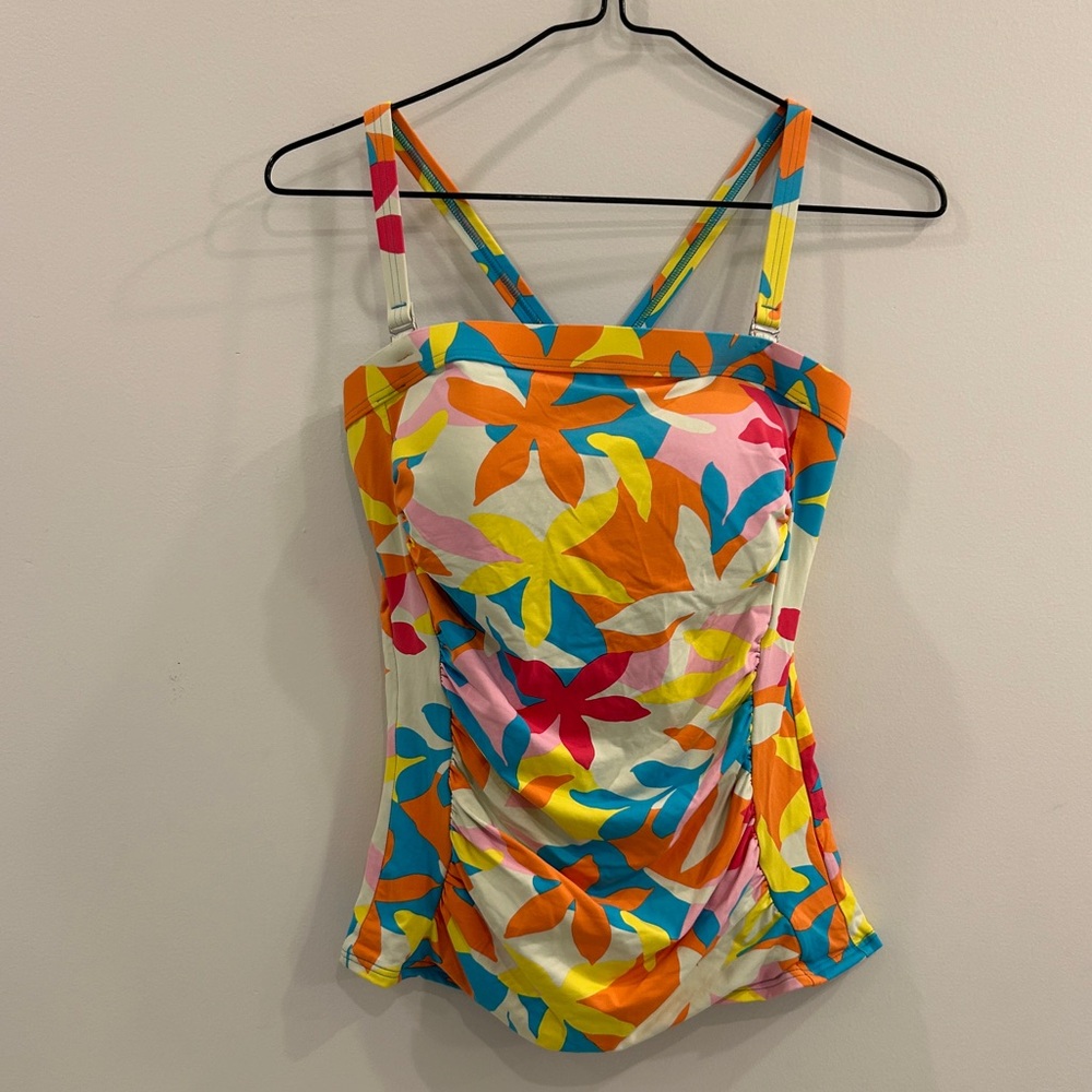 Lands’ End Bandeau Tankink Removable Straps